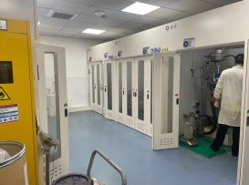 Gas cylinder cabinets at Hangzhou R&D centre